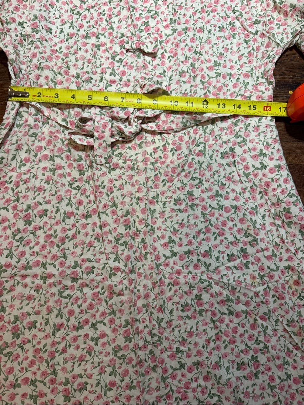 Floral Tie-Waist Maxi Dress - Pink - Picture 4 of 8
